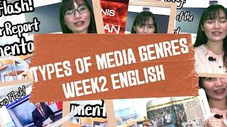 TEACHER DEBZ LEARNING VLOGS: TYPES OF MEDIA GENRE