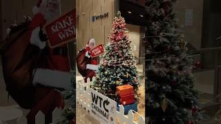 X'mas Vibes🪅 @world trade centre, Chennai #christmas #chennai #cribs #christmastree #santaclaus