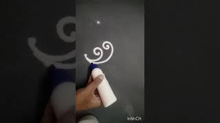 beautiful Rangoli kolam using pen old fevicol bottle पुरानी फेविकॉल बोतल से बनाइये सुंदर रंगोली tool