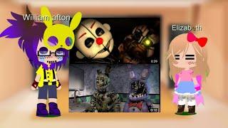 Afton family react to [SFM] Ventilation Altercation and water[GACHA CLUB]