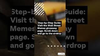 Top Airdrop 2023 | Wall Street Memes | Crypto India | CryptoGeek