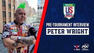 Peter Wright | Pre-Match Interview | US Darts Masters