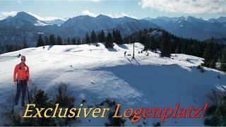 Hochalm (1428m): Winterwanderung beim Sylvensteinspeicher