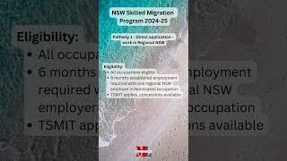 Update on the NSW Skilled Migration Program 2024-25