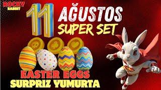 Rocky Rabbit Günlük Kombo ve Sürpriz Yumurta 11 Ağustos SUPER SET & EASTER EGGS  #rockyrabbit