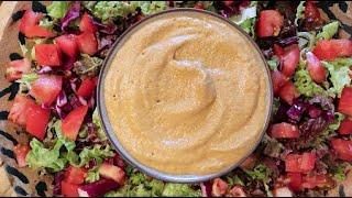 My FAVORITE Raw Vegan Dressing recipe + make dinner with me LIVE! 