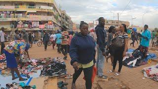 ON THE BUSY STREETS OF KAMPALA CITY UGANDA AFRICA