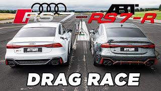 ABT RS7-R vs. Audi RS7 | DRAG RACE | Daniel Abt