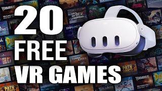 20 Free VR Games for Quest 3 (NOT Demos!)