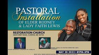 Harvest United Ministries | 5-28-2022 | Pastoral Installation for Rodney Lewis  II