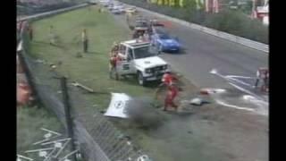 John Winter has a fiery accident at Avus DTM 1994