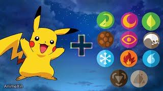 What If Ash's Pikachu Had All Types of Evolution | Pokemon All Types Evolution Fusion | | AnimeXin |