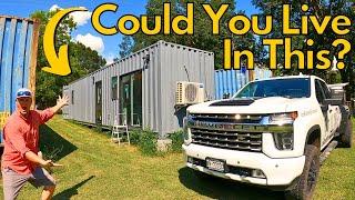 Turning A Shipping Container Into A Home! Could You Live Here?