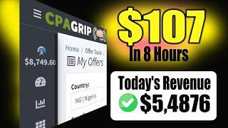 CPAgrip How To Make US$107/8 Hours, Self Clicking In CPAgrip 2024