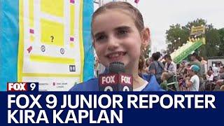 Kira Kaplan joins FOX 9 as State Fair Junior Reporter