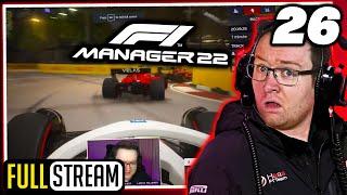 WORST STRATEGY EVER - Haas Playthrough #26 - F1 Manager 2022 (Full Stream)