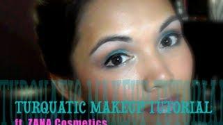 TURQUATIC Makeup TUTORIAL (ft. ZANA Cosmetics)