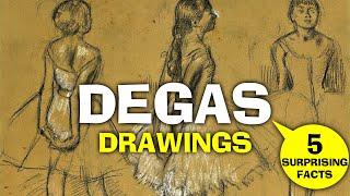 Discovering the UNKNOWN SIDE of Edgar Degas: 5 REVEALING FACTS  DRAWINGS in SPECIAL book