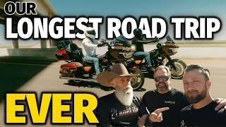 Leaving for our LONGEST ROAD TRIP EVER! | Cross-Country Harley Trip