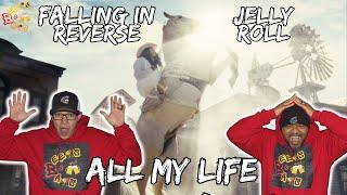 NEW TIKTOK DANCE?!?! | Falling In Reverse - All My Life (feat. Jelly Roll) Reaction