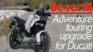 Ducati DesertX ridden and rated in the Apennines.