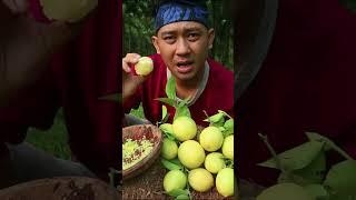 CHALLENGE MAKAN JERUK LEMON TANPA EKSPRESI || RUJAK JERUK LEMON