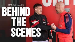 Manuel Ugarte's First Day As A Red! 