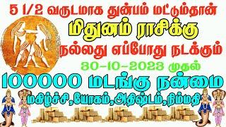 வாழ்கையே வெறுத்த மிதுனம் ராசி..! | Mithunam Rasi | Rahu Ketu Peyarchi Palan 2023 | mithunam 2023