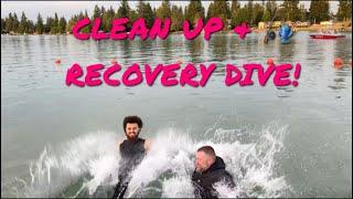 Clean up and Fishing pole recovery Dive with Sam Sam the Adventure Man