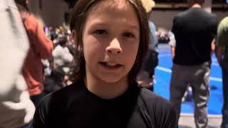 Nationally ranked wrestler, Bowen Lefler (Darkhorse WC) at the Yona Championships in Cherokee NC