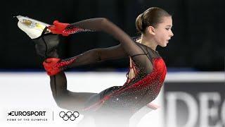 Kamila Valieva's Sensational Free Skating ISU Grand Prix Canada Performance | Eurosport