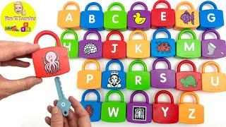 Learn ABC with Fun Alphabet Locks | Best ABC Toy Learning Activity for Toddlers and Preschool Kids