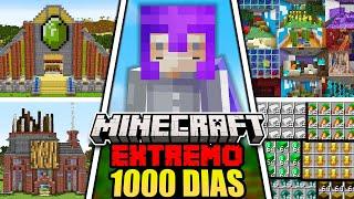 Sobreviví 1000 DÍAS en Minecraft Hardcore [PELÍCULA COMPLETA]