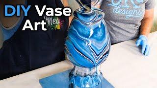 Turning Dollar Store Vases into Works of Art - 2 Different Ways