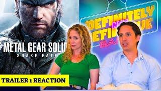 Metal Gear Solid Delta Snake Eater Trailer Reaction