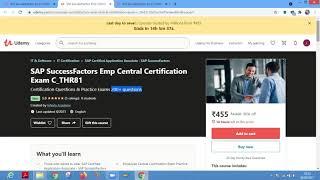 SAP SuccessFactors Emp Central Certification Exam C_THR81