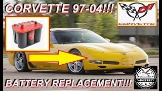 C5 Corvette Battery Replacement & Installation 1997-2004 How To Replace & Change Battery Cable Chevy