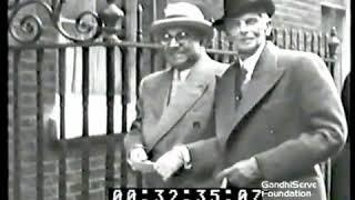 Muhammad Ali Jinnah arriving at 10, Downing Street, London, for talks on the Indian question, 1946