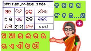 Odia Barnamala || କ ଖ ଗ ଘ ଙ || Odia shabda || Odia Barnamala Shiksha || ବର୍ଣ୍ଣମାଳା ର ଅକ୍ଷର ଶିକ୍ଷା |