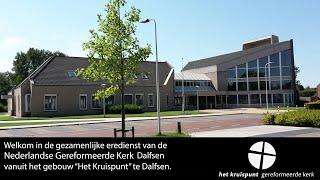 Uitzending NGK Dalfsen 25 mei 14:30 uur ds. Gijs Bronsveld