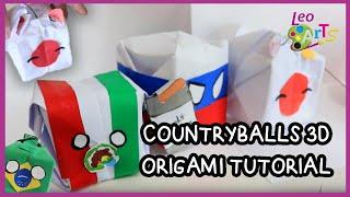 ¿Cómo Hacer Countryballs en Origami 3D?