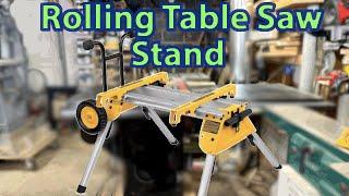 Dewalt DW7440RS Rolling Table Saw Stand Review