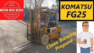 Komatsu FG25 Forklift Powered By Nissan & Clean Burning Propane! #forklift #nissan #komatsu