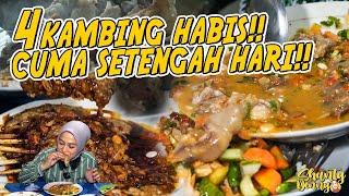 4 KAMBING HABIS!! CUMA SETENGAH HARI!! SOP & SATE KAMBING H. DUDUNG!!