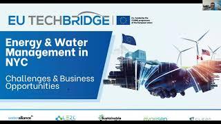 EU Techbridge Webinar " Energy & Water Management in NYC"_15/12/2020