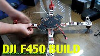 DJI F450 Quadcopter Build Assembly