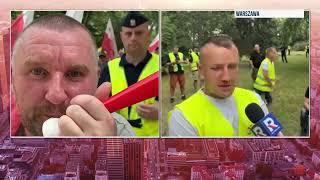 Na żywo! Warszawa. Wielki protest Rolników, Górników i Hutników! | TV Republika