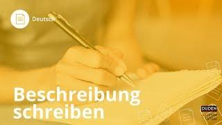 Beschreibung schreiben: Das musst du wissen! - Deutsch | Duden Learnattack