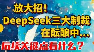 放大招！DeepSeek三大制裁在酝酿中...后续关键点看什么？