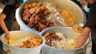 Al Rehman Biryani | CHICKEN BIRYANI & BEEF PULAO | Street Food Karachi | Prepared Biryani in Kitchen